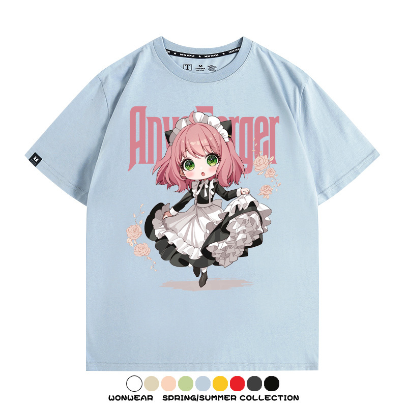 間諜家家酒阿尼亞福傑聯名 親子情侶裝寬鬆短袖T