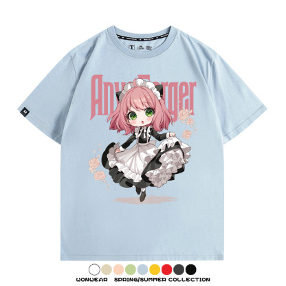 間諜家家酒阿尼亞福傑聯名 親子情侶裝寬鬆短袖T