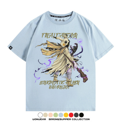 最終幻想9聯名寶可夢謎擬丘 親子情侶裝寬鬆短袖T