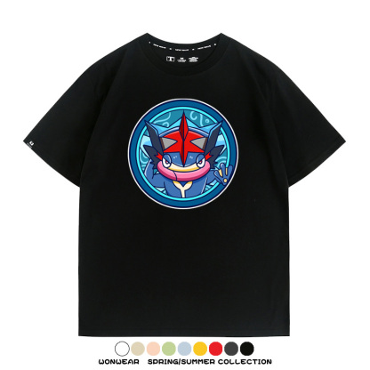 寶可夢卡通可愛頭像合集 親子情侶寬鬆短袖T