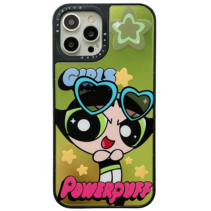 蘋果 系列飛天小女警 鐳射硅膠創意防摔軟殼