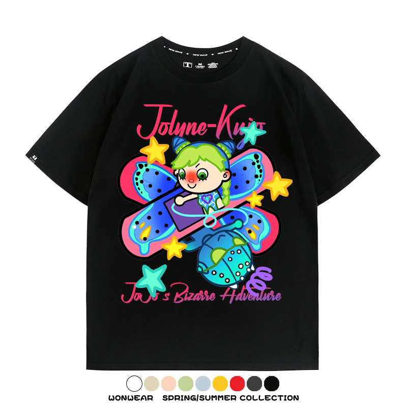 JOJO的奇妙冒險空條徐倫動漫周邊短袖T恤