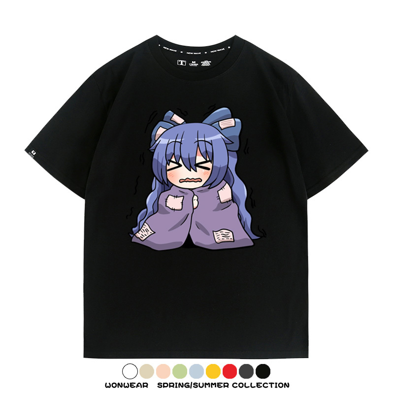東方project憑依華 親子情侶裝寬鬆短袖T