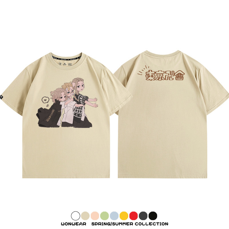 東京卍復仇者聯名 親子情侶裝寬鬆短袖T