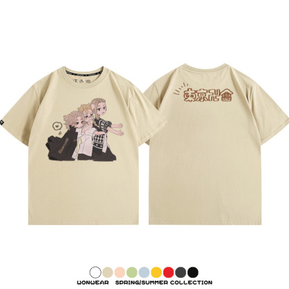 東京卍復仇者聯名 親子情侶裝寬鬆短袖T