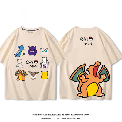 精靈寶可夢 2024親子情侶男女同款 T恤