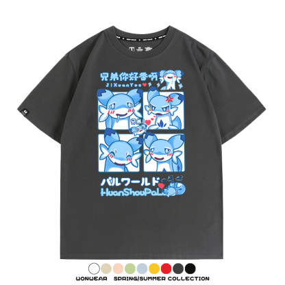 幻獸帕魯 旋疾鼬卡通Q版可愛周邊寬鬆短袖T-shirt