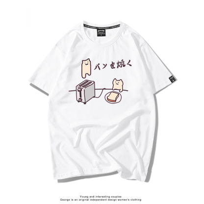 每日一貓 2024親子情侶男女同款 T恤