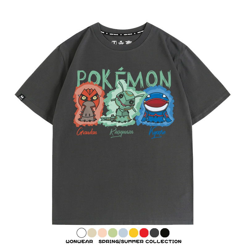 精靈寶可夢Q版 親子情侶裝寬鬆短袖T