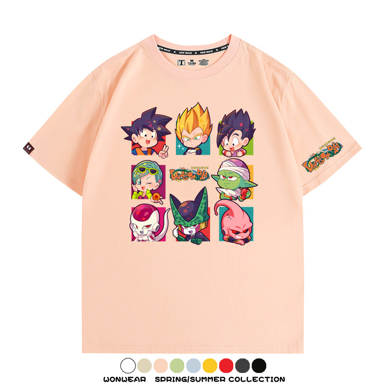 七龍珠Q版 親子情侶裝寬鬆短袖T