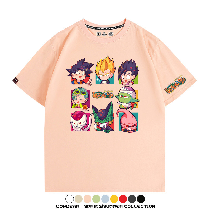 七龍珠Q版 親子情侶裝寬鬆短袖T