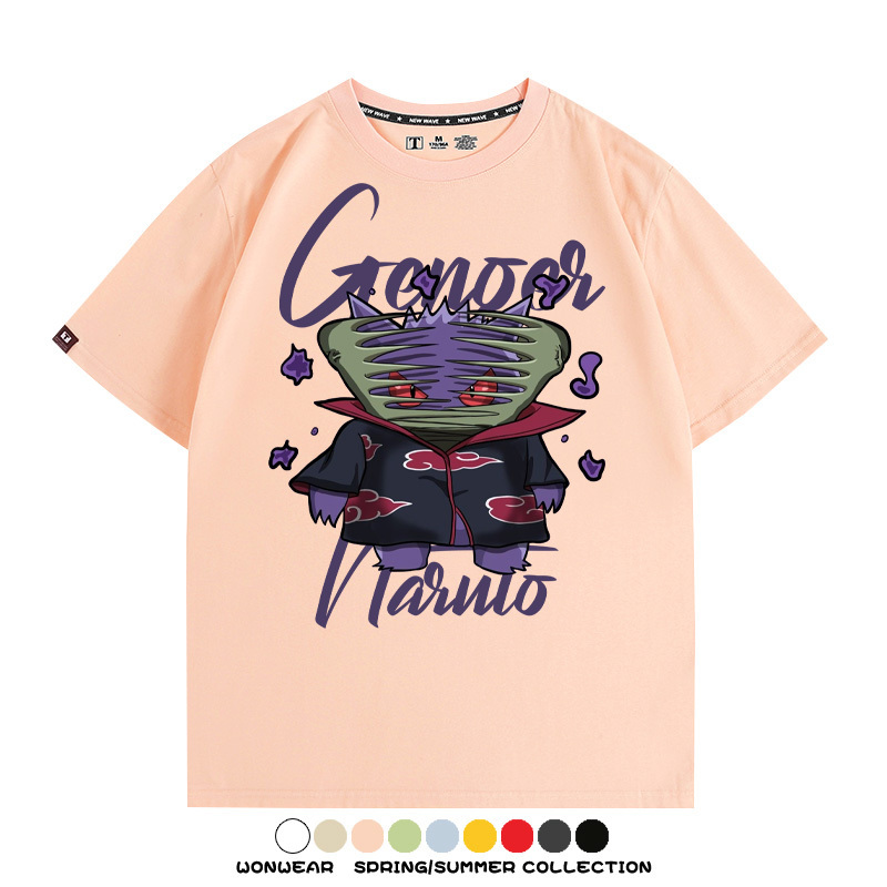 耿鬼火影忍者聯名動漫周邊短袖T恤