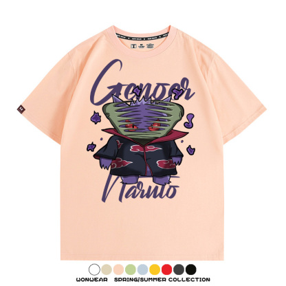 耿鬼火影忍者聯名動漫周邊短袖T恤