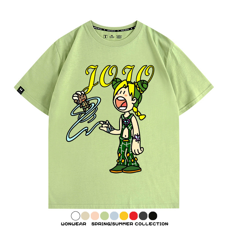 惡搞JOJO的奇妙冒險 親子情侶裝寬鬆短袖T