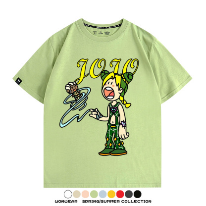 惡搞JOJO的奇妙冒險 親子情侶裝寬鬆短袖T