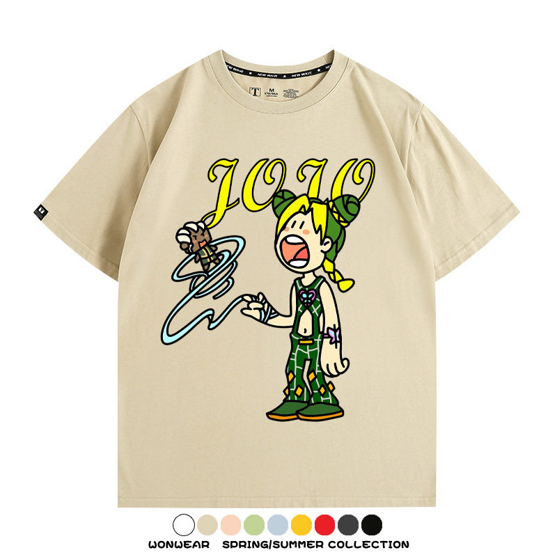 惡搞JOJO的奇妙冒險 親子情侶裝寬鬆短袖T