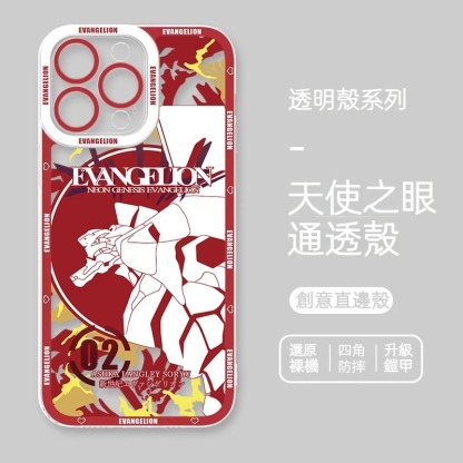 蘋果 系列EVA新世紀福音戰士 天使眼透明防摔軟殼