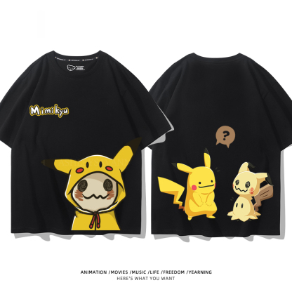 寶可夢 2024親子情侶男女同款 T恤
