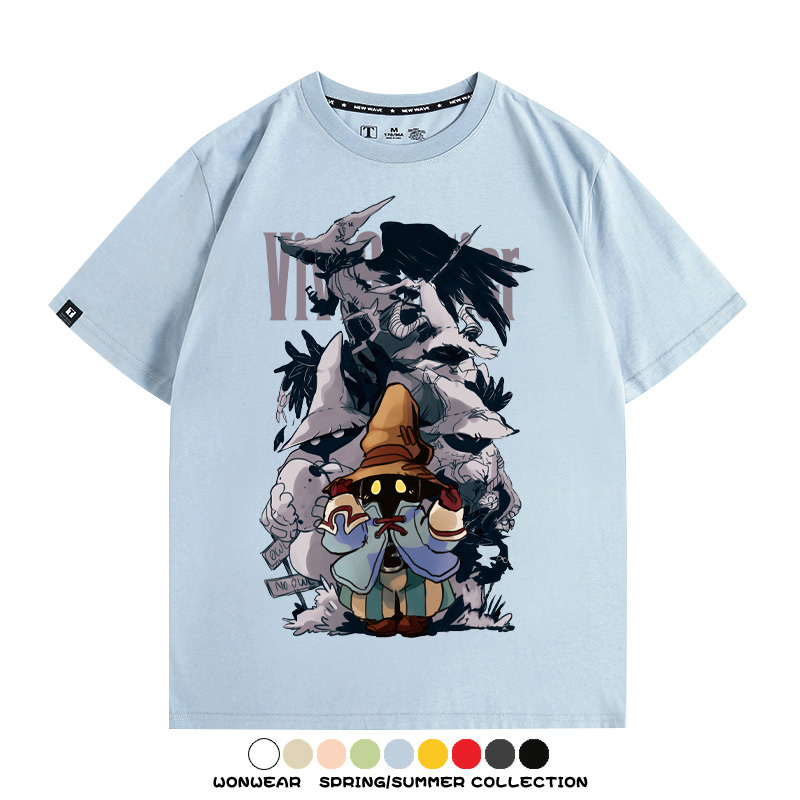 最終幻想9聯名比比奧爾尼迪亞 親子情侶裝寬鬆短袖T