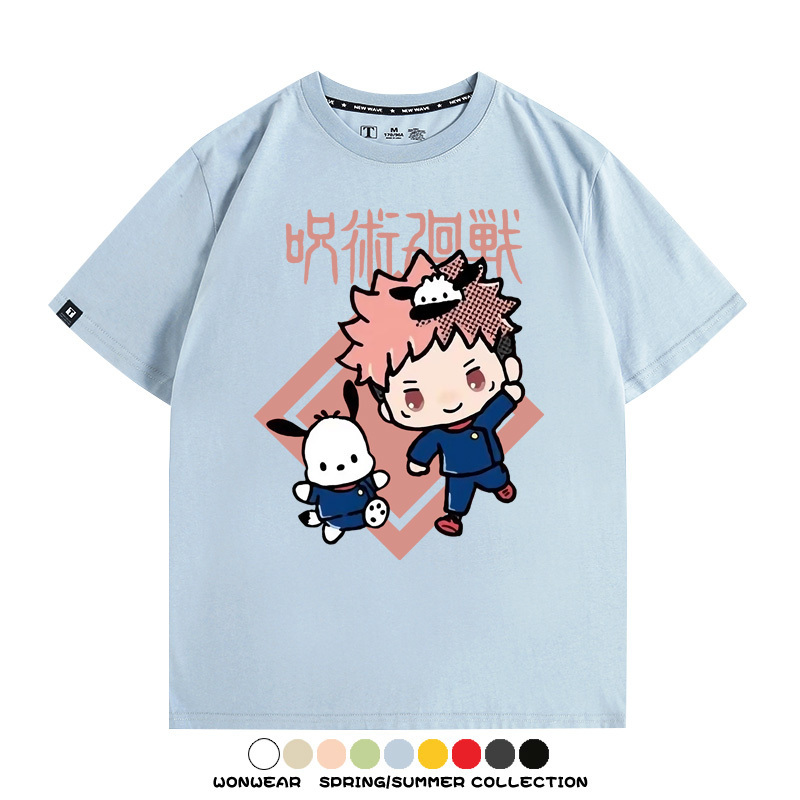 咒術迴戰聯名三麗鷗 親子情侶裝寬鬆短袖T