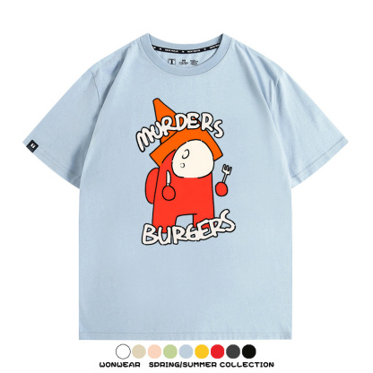 孤獨搖滾動漫山田涼同款卡通印花短袖二次元周邊T恤夏季純棉百搭