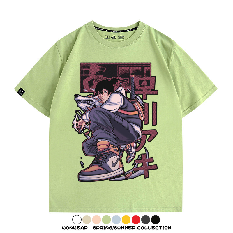 鏈鋸人早川楓聯名 親子情侶裝寬鬆短袖T