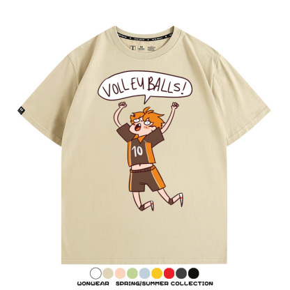 排球少年動漫周邊短袖T恤