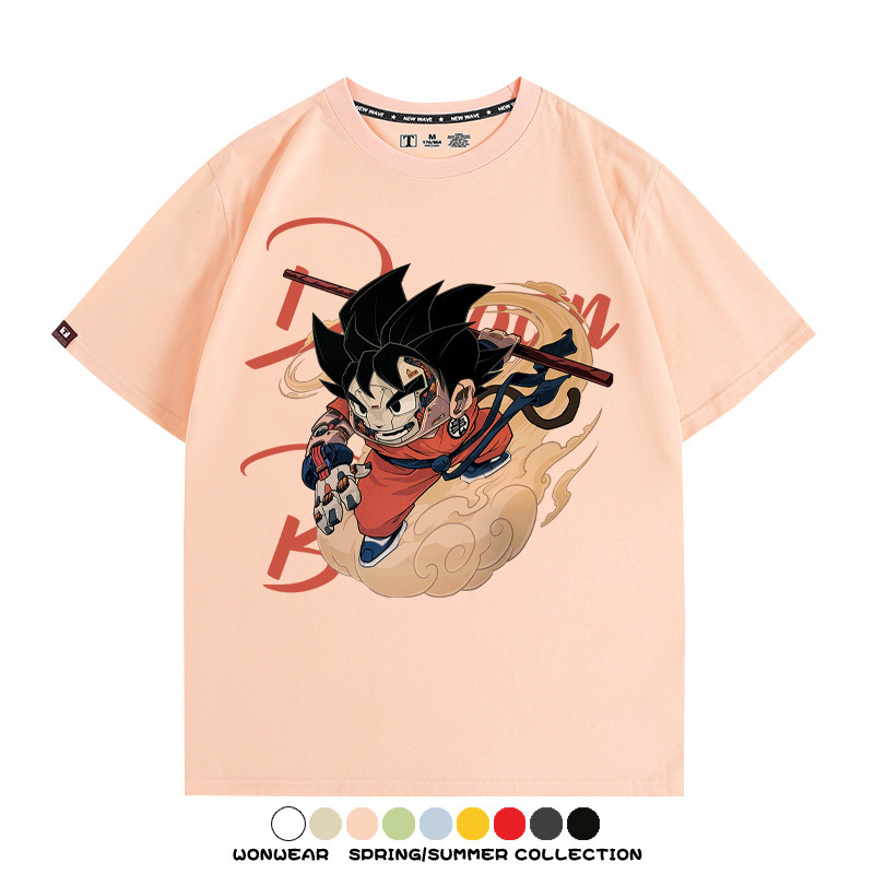 機械聯名七龍珠 親子情侶裝寬鬆短袖T