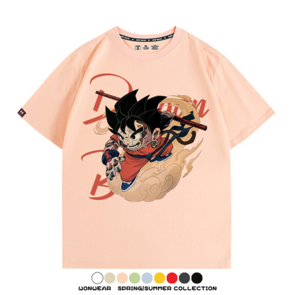 機械聯名七龍珠 親子情侶裝寬鬆短袖T