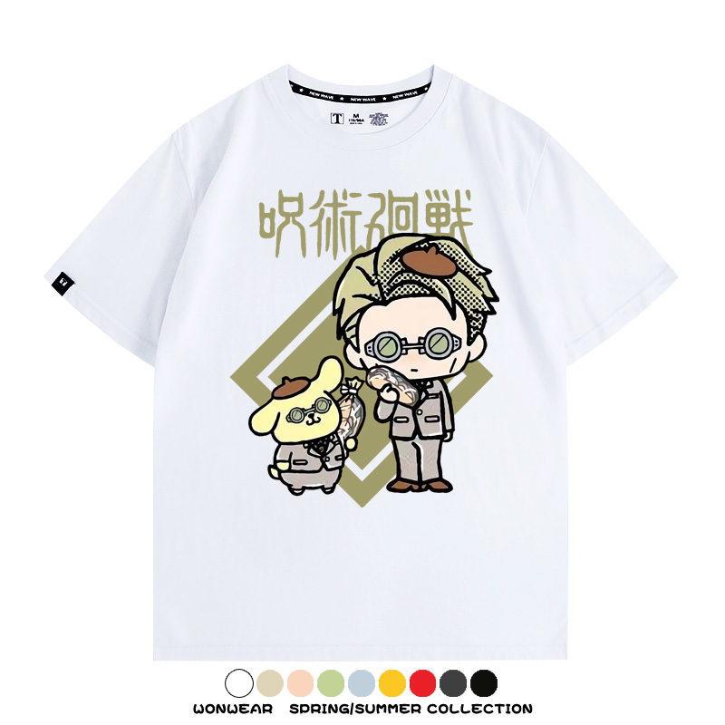 咒術迴戰聯名三麗鷗 親子情侶裝寬鬆短袖T