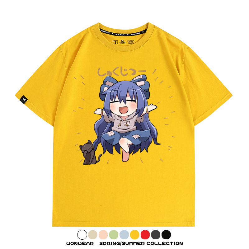 東方project憑依華 親子情侶裝寬鬆短袖T