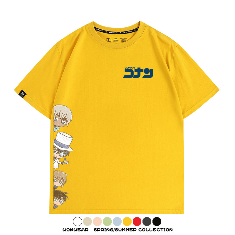 名偵探柯南聯名 親子情侶寬鬆短袖T
