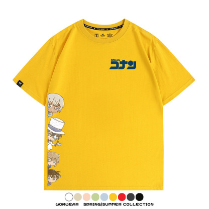 名偵探柯南聯名 親子情侶寬鬆短袖T