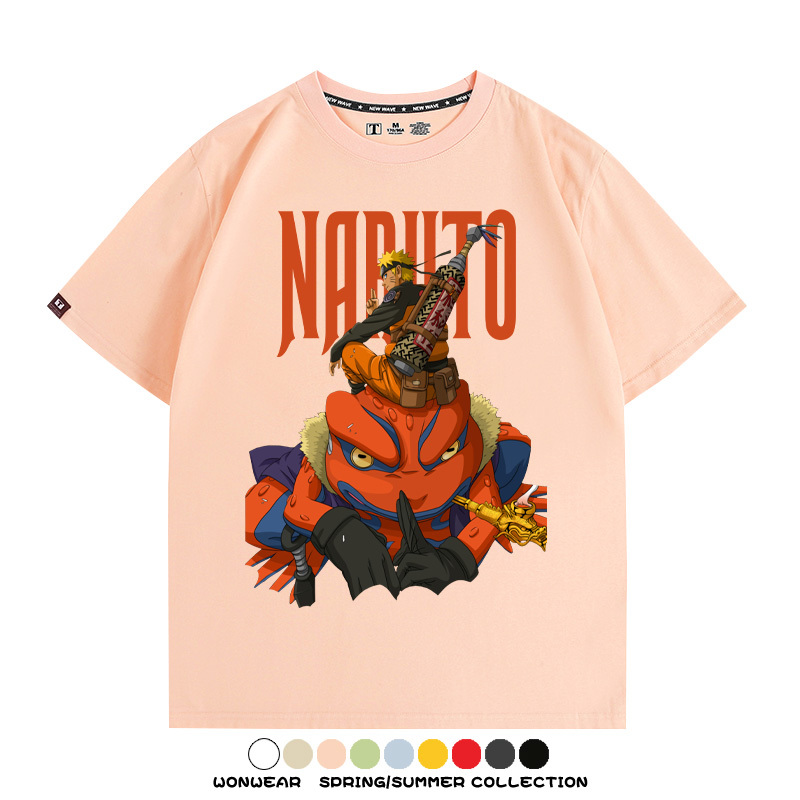 火影忍者蛤蟆吉旋渦鳴人動漫周邊短袖T恤