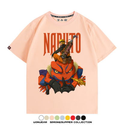 火影忍者蛤蟆吉旋渦鳴人動漫周邊短袖T恤