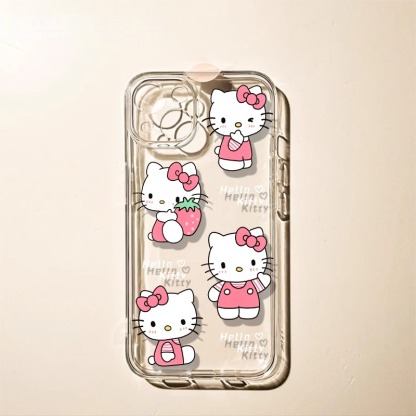 蘋果 系列凱蒂貓透明防摔軟殼