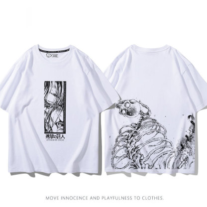 進擊的巨人 2024親子情侶男女同款 T恤