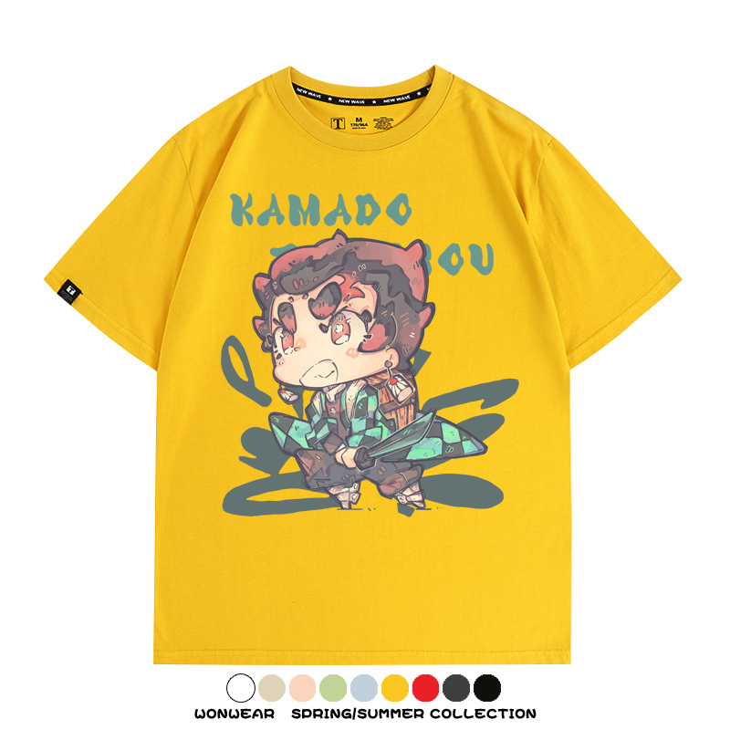 Q版鬼滅之刃動漫周邊短袖T恤