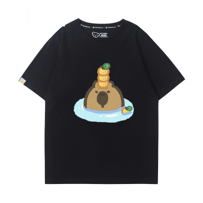 卡皮巴拉 2024親子情侶男女同款 T恤