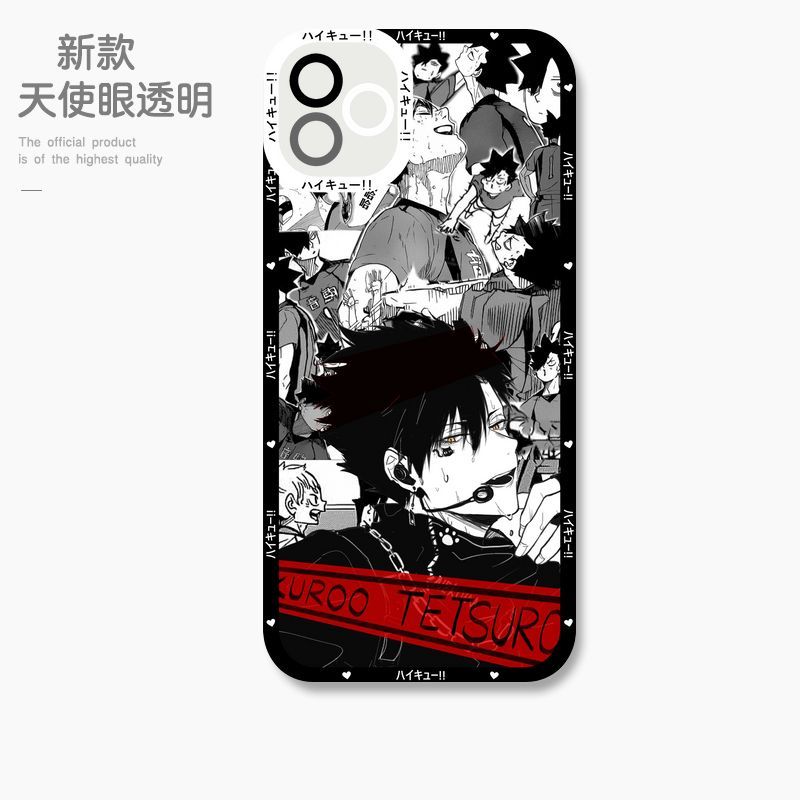 蘋果 系列排球少年 天使眼透明防摔軟殼