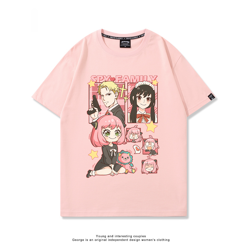 間諜家家酒 2024親子情侶男女同款 T恤