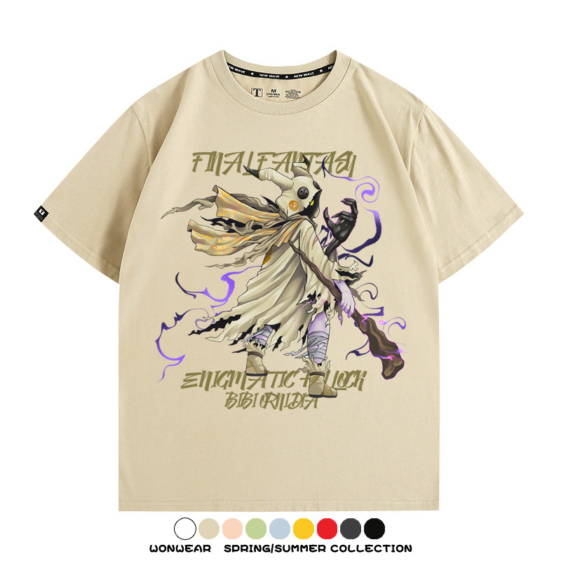 最終幻想9聯名寶可夢謎擬丘 親子情侶裝寬鬆短袖T