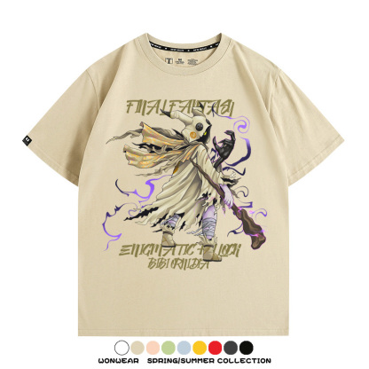 最終幻想9聯名寶可夢謎擬丘 親子情侶裝寬鬆短袖T