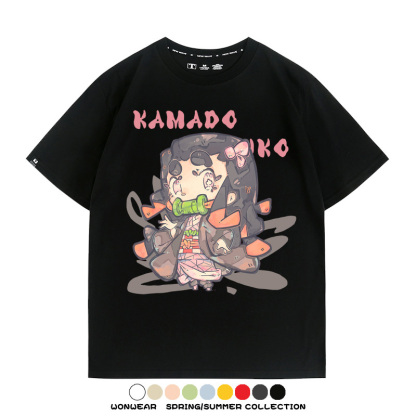 Q版鬼滅之刃動漫周邊短袖T恤