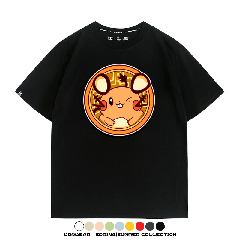 寶可夢卡通可愛頭像合集 親子情侶寬鬆短袖T