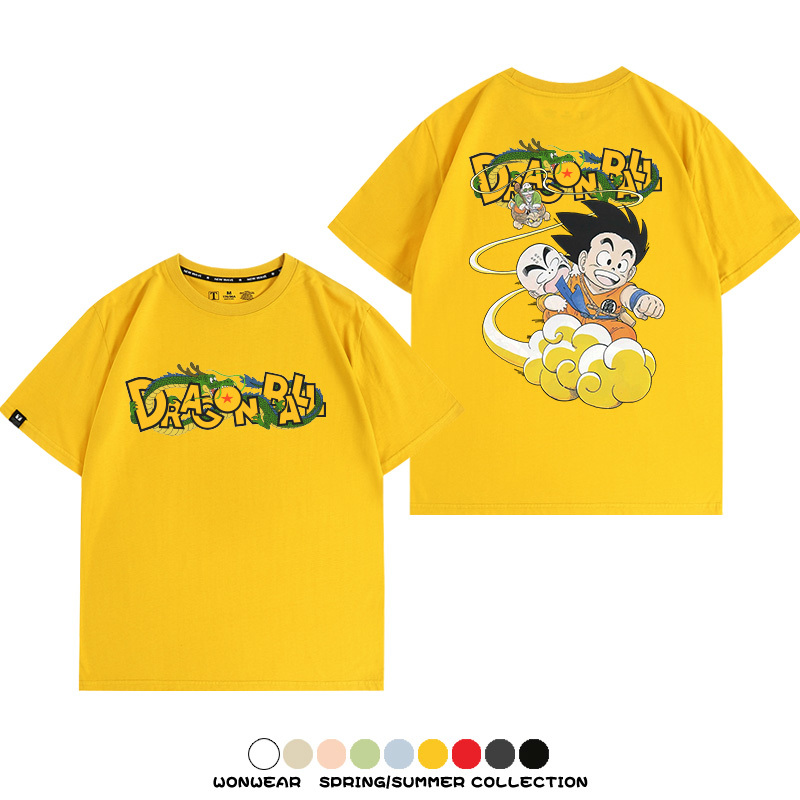 七龍珠 動漫周邊寬鬆百搭純棉短袖t-shirt