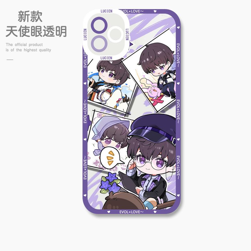 蘋果 系列鬼滅之刃天使眼透明防摔軟殼