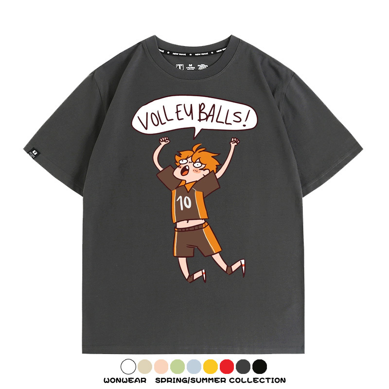 排球少年動漫周邊短袖T恤