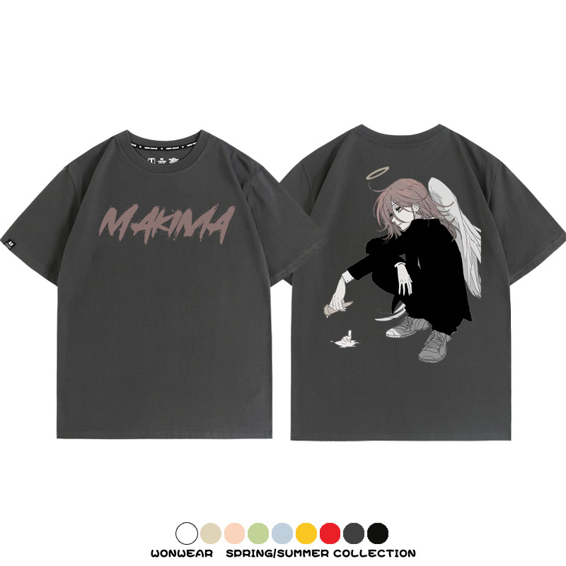 鏈鋸人動漫周邊短袖T恤