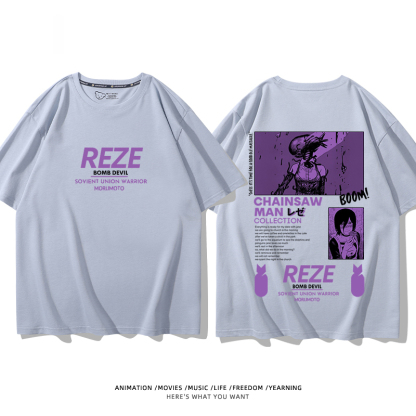 鏈鋸人 2024親子情侶男女同款 T恤